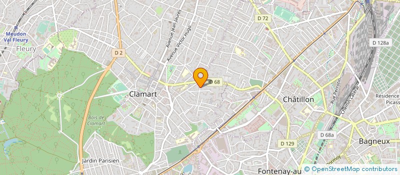 localisation de l'entreprise ARTHUR ABRILIAN à CLAMART