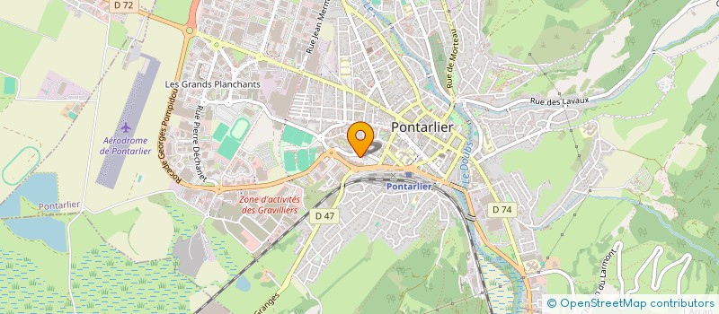 localisation de l'entreprise ARTHUR AND CO  PONTARLIER
