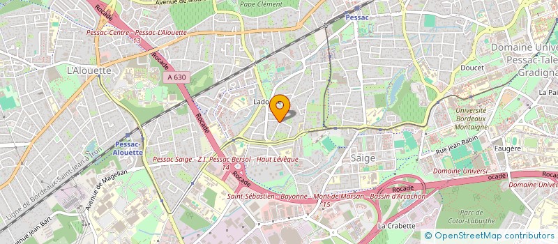 localisation de l'entreprise ARTHUR B  PESSAC