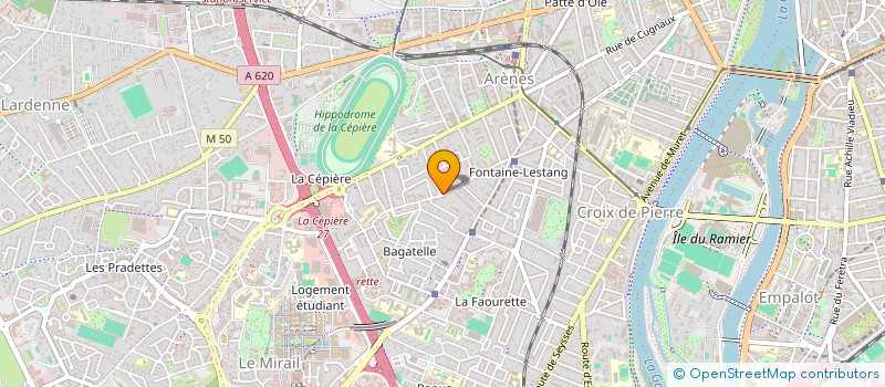 localisation de l'entreprise ARTHUR BAIGNEAU  TOULOUSE