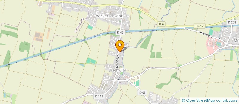 localisation de l'entreprise ARTHUR BATIMENT  JEBSHEIM