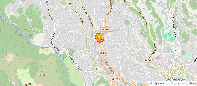 localisation de l'entreprise ARTHUR CHEVALIER SARL à CAGNES-SUR-MER
