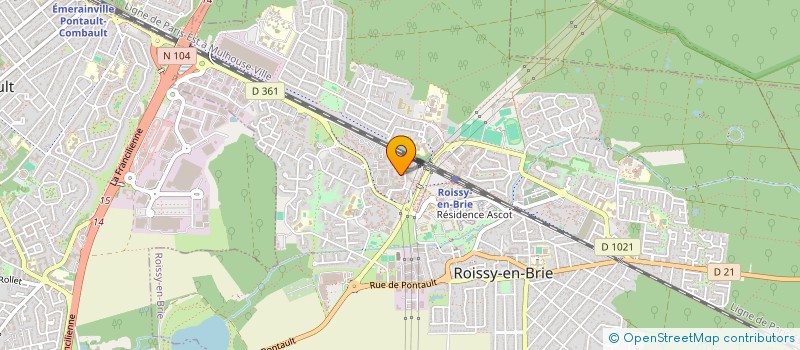 localisation de l'entreprise ARTHUR CONSEILS POUR L'HABITAT  ROISSY-EN-BRIE