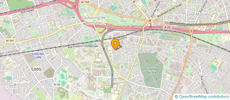localisation de l'entreprise ARTHUR D à LILLE
