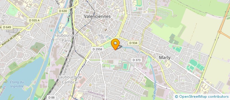 localisation de l'entreprise ARTHUR D  VALENCIENNES