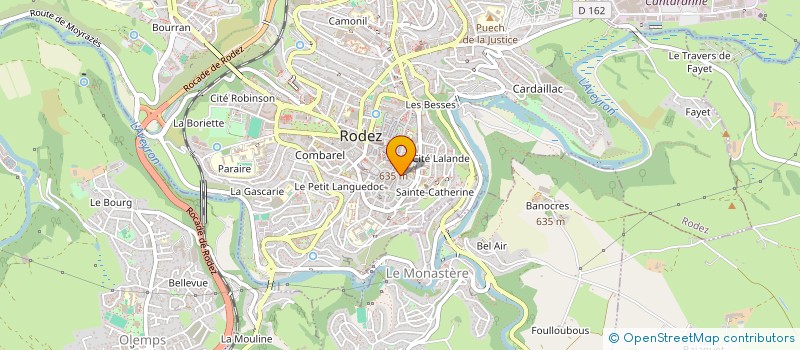 localisation de l'entreprise ARTHUR ET AIMEE NPS  RODEZ