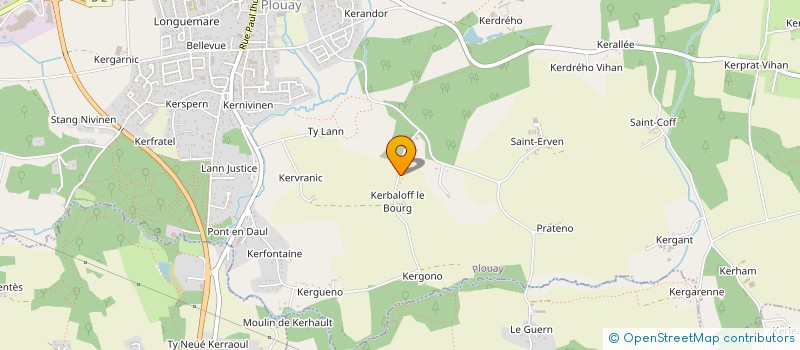 localisation de l'entreprise ARTHUR ET MARIE SARL à LANVAUDAN