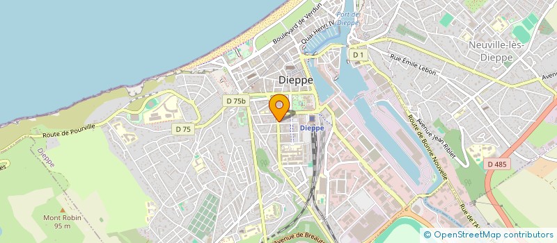 localisation de l'entreprise ARTHUR ET NOEMIE à DIEPPE