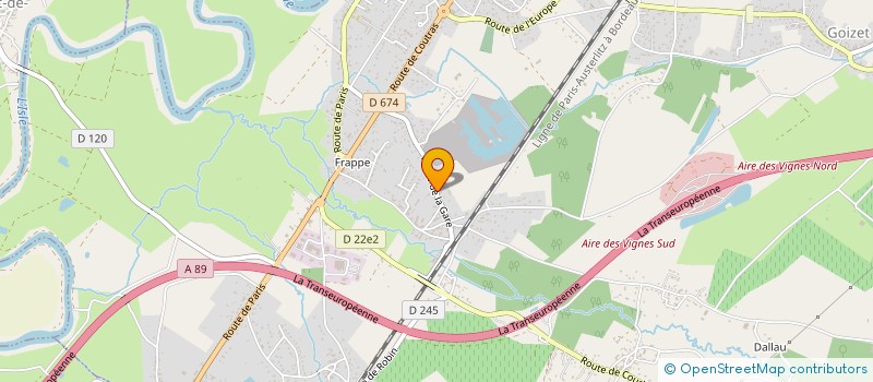 localisation de l'entreprise ARTHUR ET VIRGULE  SAINT-DENIS-DE-PILE