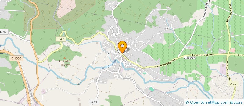 localisation de l'entreprise ARTHUR GEORGES BOULANGERIE  LA MOTTE