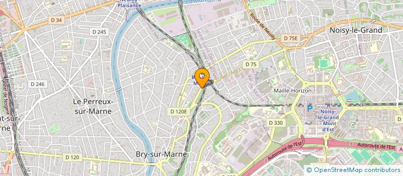 localisation de l'entreprise ARTHUR GESTION IMMOBILIERE à BRY-SUR-MARNE