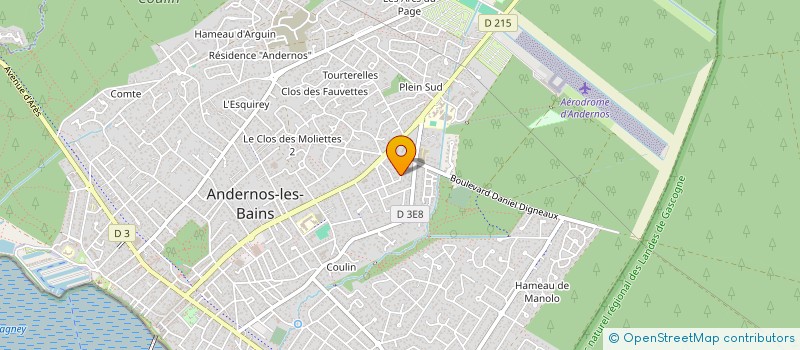 localisation de l'entreprise ARTHUR INVEST  ANDERNOS-LES-BAINS