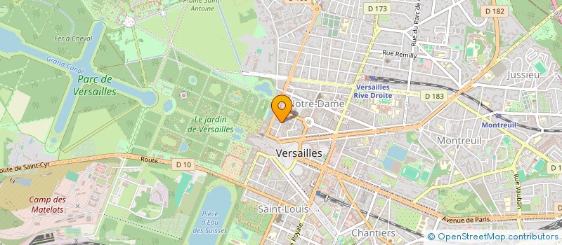 localisation de l'entreprise ARTHUR LEQUETTE à VERSAILLES