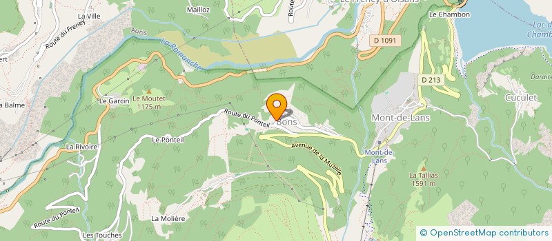 localisation de l'entreprise ARTHUR LONGO  LES DEUX ALPES