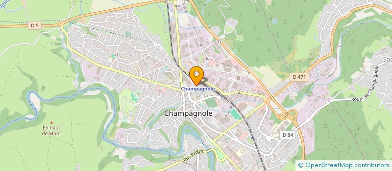 localisation de l'entreprise ARTHUR & MARIA  CHAMPAGNOLE