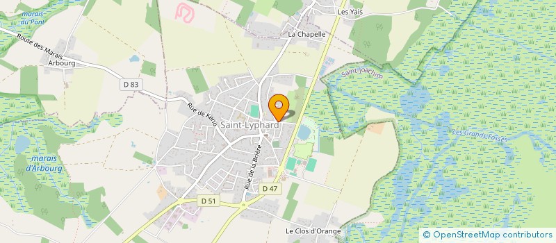 localisation de l'entreprise ARTHUR& MARTIN  SAINT-LYPHARD