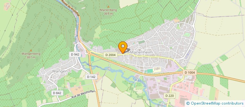 localisation de l'entreprise ARTHUR METZ à MARLENHEIM