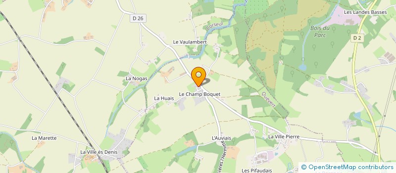 localisation de l'entreprise ARTHUR PAYSAGE à QUEVERT