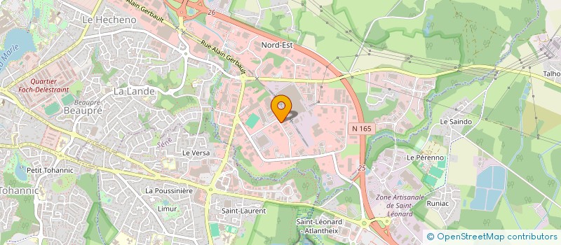 localisation de l'entreprise ARTHUR POMME à VANNES