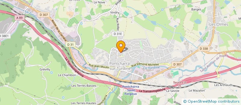 localisation de l'entreprise ARTHUR'S TEAM  SAINT-ROMAIN-DE-POPEY