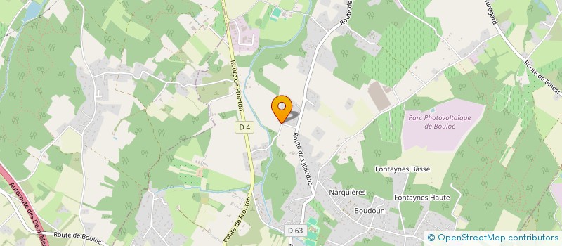 localisation de l'entreprise ARTHUR SANS GENE - GNA01 FRANCE  BOULOC