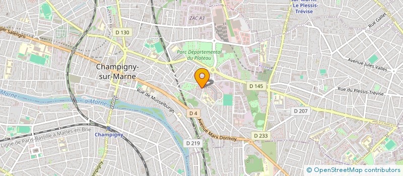 localisation de l'entreprise ARTHUR TRANSPORT AT à CHAMPIGNY-SUR-MARNE