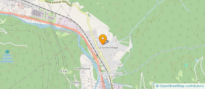 localisation de l'entreprise ARTHURIMMO  TOURS-EN-SAVOIE