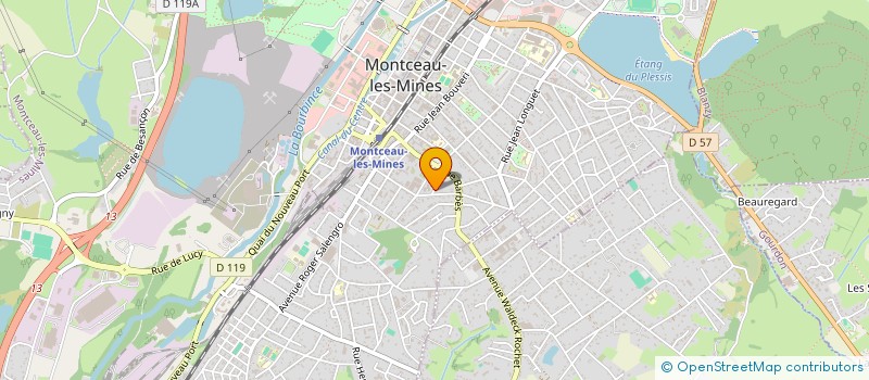 localisation de l'entreprise ARTHURNAUD à MONTCEAU-LES-MINES