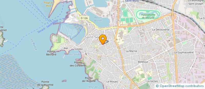 localisation de l'entreprise ARTHURUS  SAINT-MALO