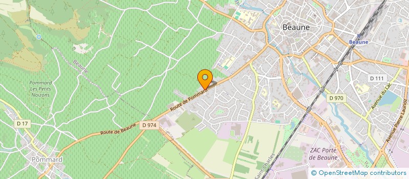localisation de l'entreprise ARTHUS à BEAUNE