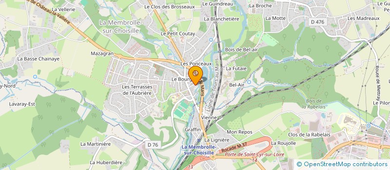 localisation de l'entreprise ARTHYS AGENCEMENT  LA MEMBROLLE-SUR-CHOISILLE