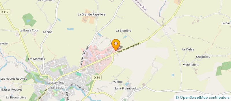 localisation de l'entreprise ARTI' BAIN ENERGIE à LASSAY-LES-CHATEAUX