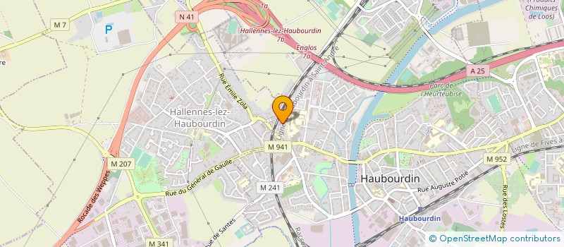 localisation de l'entreprise ARTI BATI RENOVATION  HAUBOURDIN