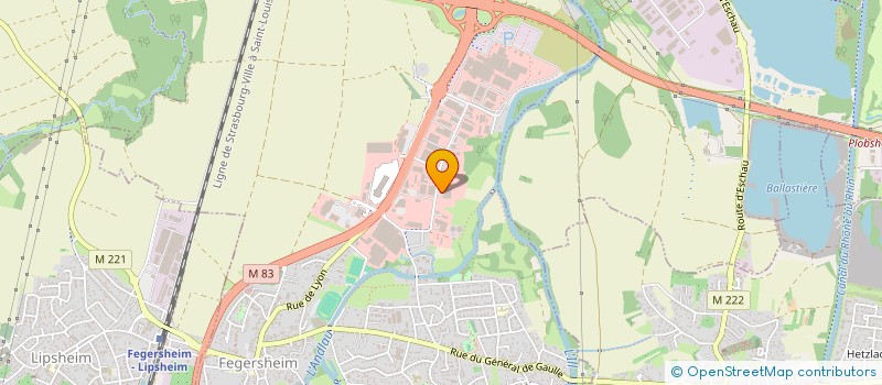 localisation de l'entreprise ARTI-BURO CHARLES BORNERT SA à FEGERSHEIM