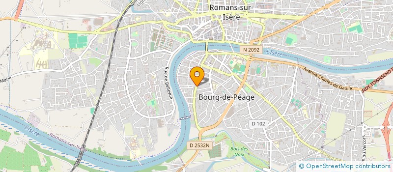 localisation de l'entreprise ARTI'CONCEPT 26 à BOURG-DE-PEAGE