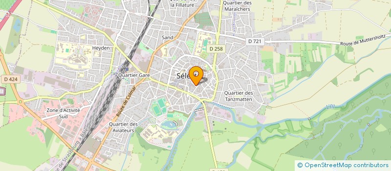 localisation de l'entreprise ARTI-CONCEPT à SELESTAT