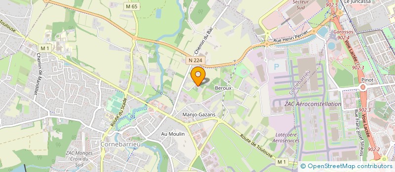 localisation de l'entreprise ARTI'DEZ à CORNEBARRIEU
