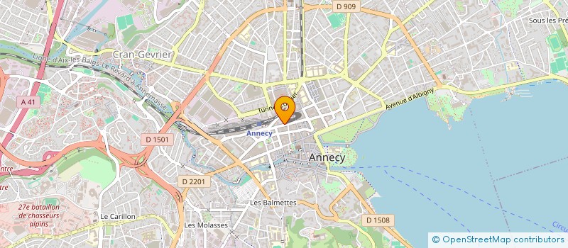 localisation de l'entreprise ARTI'FILS à ANNECY