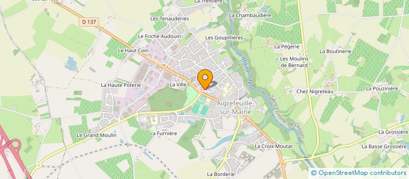 localisation de l'entreprise ARTI GOUTTIERES  GENESTON