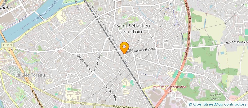 localisation de l'entreprise ARTI HV à SAINT-SEBASTIEN-SUR-LOIRE