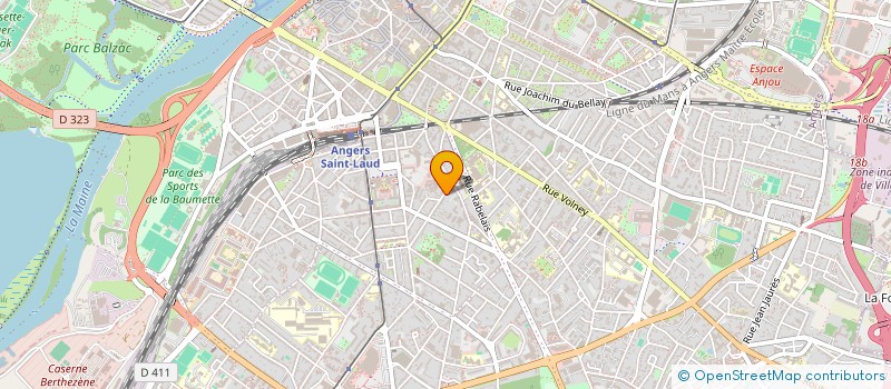 localisation de l'entreprise ARTI-INVEST à ANGERS