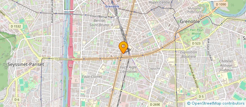 localisation de l'entreprise ARTI-OL à GRENOBLE