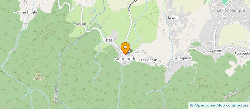 localisation de l'entreprise ARTI.PLAQS à AIGUEFONDE