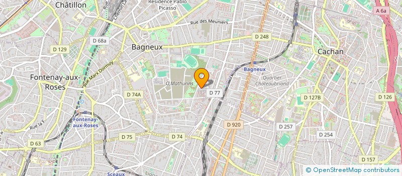 localisation de l'entreprise ARTI RENOV à BAGNEUX