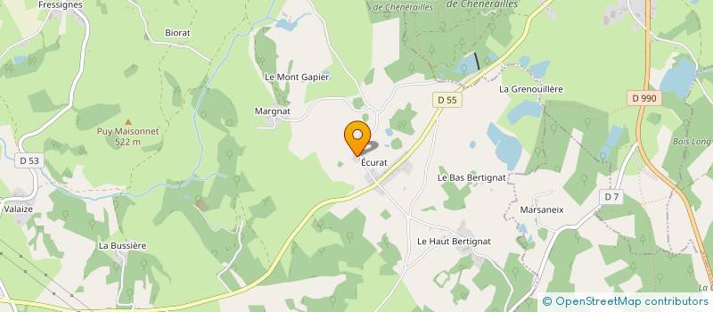 localisation de l'entreprise ARTI.RENOV  SAINT-PARDOUX-LES-CARDS