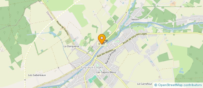 localisation de l'entreprise ARTI'RENOV à FAY-AUX-LOGES