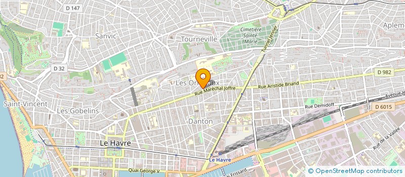 localisation de l'entreprise ARTI'S  LE HAVRE