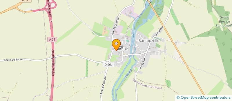 localisation de l'entreprise ARTI SARL  BANTEUX