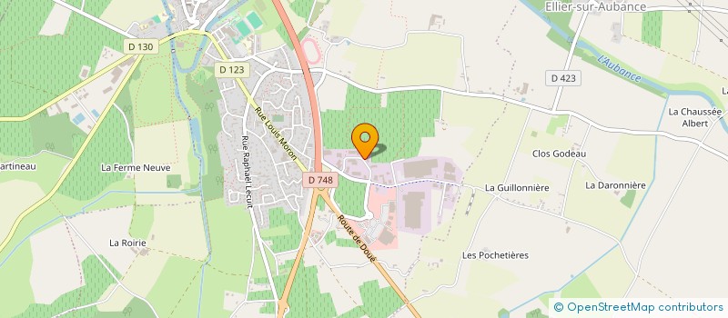 localisation de l'entreprise ARTI-STEEL à BRISSAC LOIRE AUBANCE
