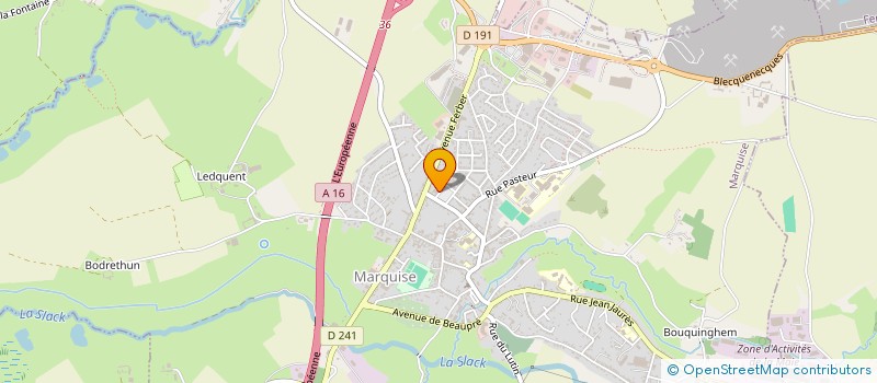 localisation de l'entreprise ARTI'TOIT  MARQUISE